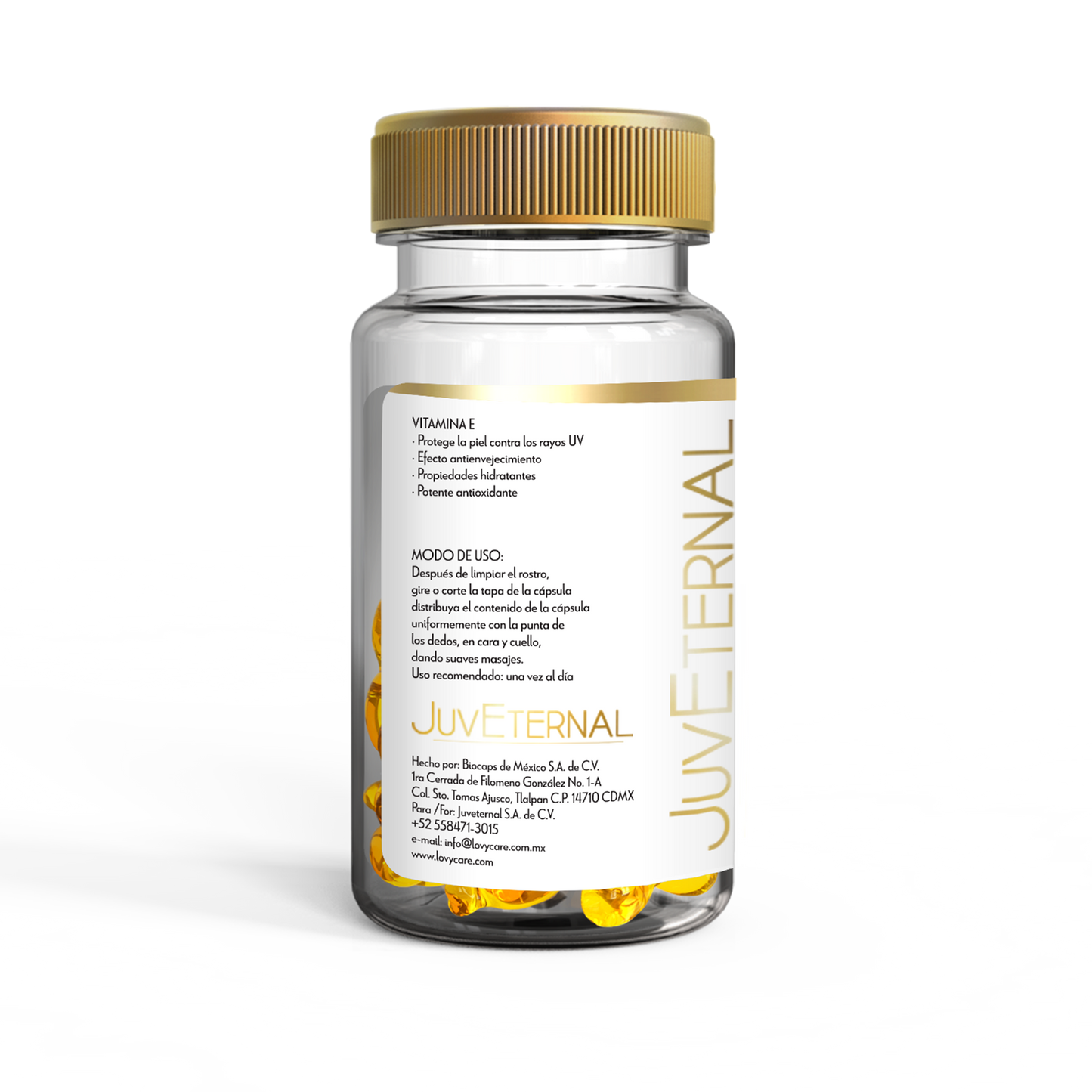 90 Cápsulas Faciales Vitamina E