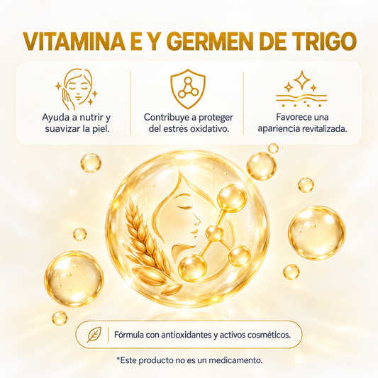 Juveternal Cápsulas Faciales Vitamina E – Antioxidante y Regeneradora Juveternal