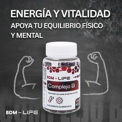 Complejo B Suplemento alimenticio 60 cápsulas - Juveternal