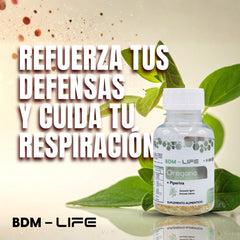 Bdm-life Orégano + Piperina Suplemento Alimenticio - Sin Sabor - Juveternal