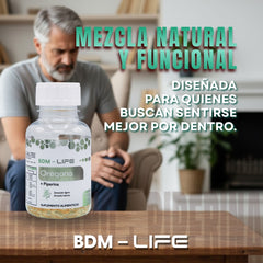 Bdm-life Orégano + Piperina Suplemento Alimenticio - Sin Sabor - Juveternal