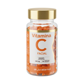 Cápsulas Faciales de Vitamina C, 90 Unidades, Luminosidad y Antioxidantes - Juveternal