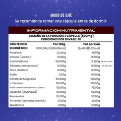 DORME Melatonina con Citrato de Magnesio Suplemento Alimenticio Anahuac - Juveternal