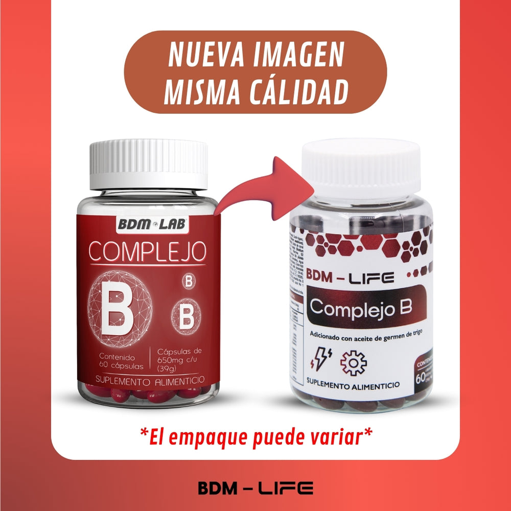 Complejo B Suplemento alimenticio 60 cápsulas - Juveternal