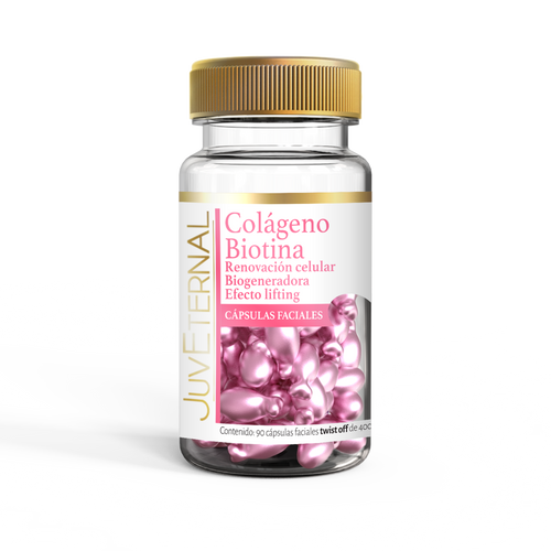 90 Cápsulas Faciales Colágeno Biotina