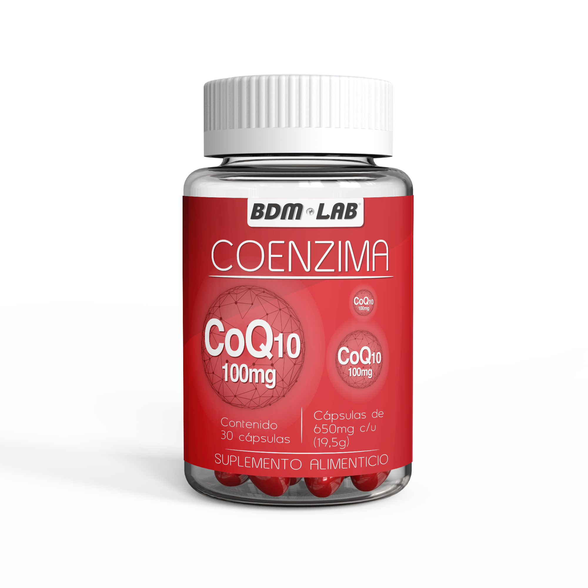 Coenzima Q10 | 30 cáps |Suplemento alimenticio | Antioxidante.
