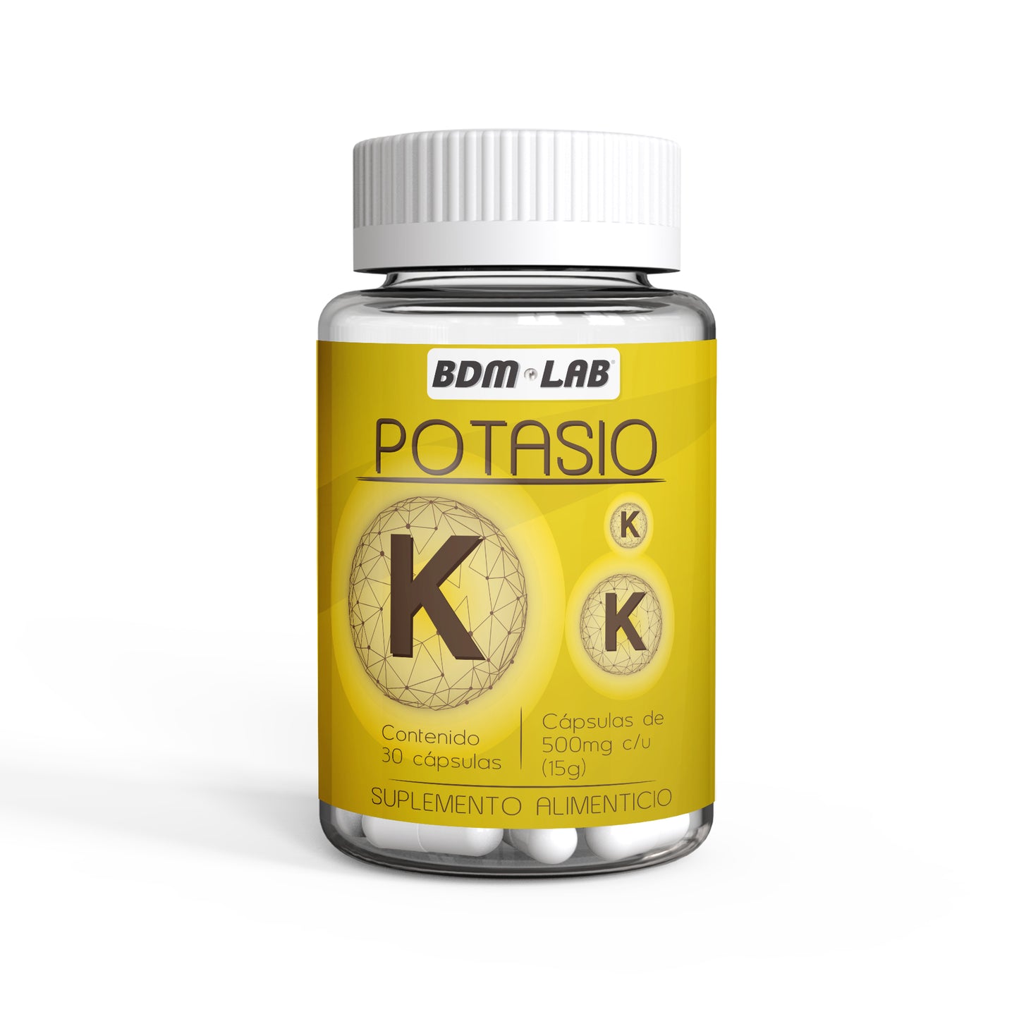 Potasio | 30 capsulas | Suplemento alimenticio