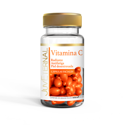 90 Cápsulas Faciales Vitamina C