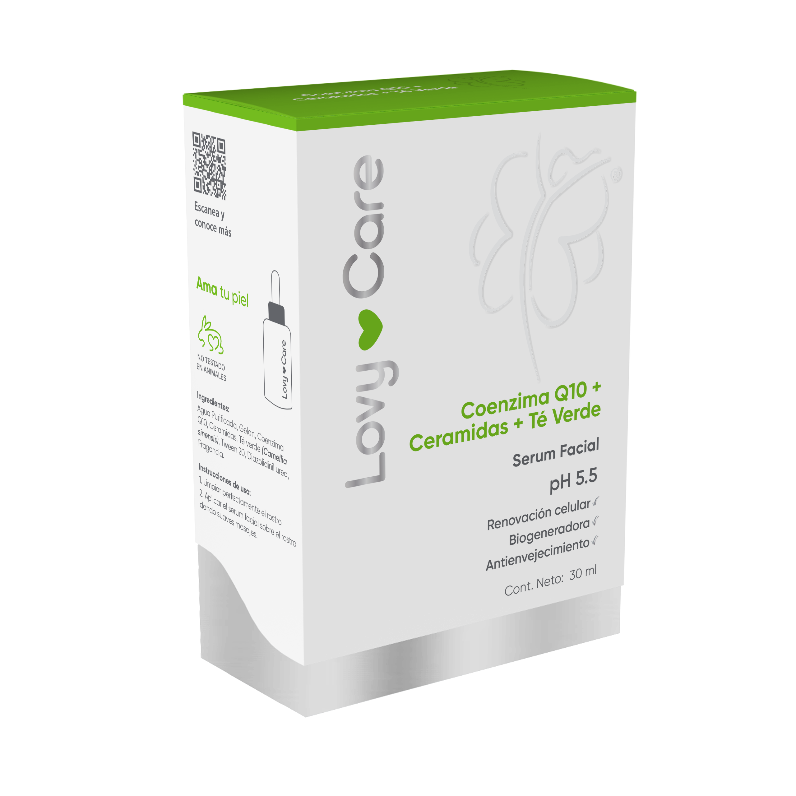 Serum Q10 +  Ceramidas + Té verde