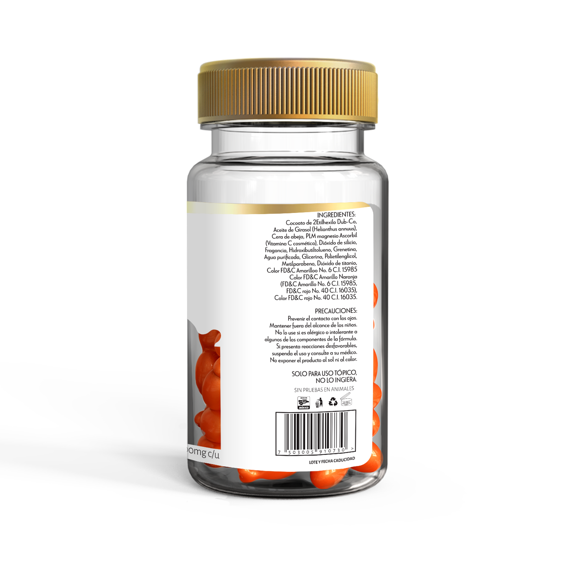90 Cápsulas Faciales Vitamina C