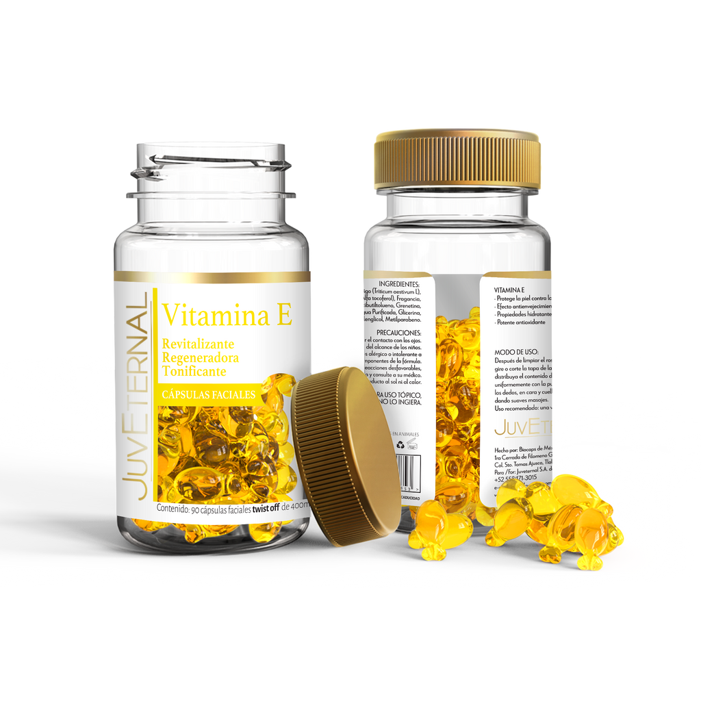 90 Cápsulas Faciales Vitamina E