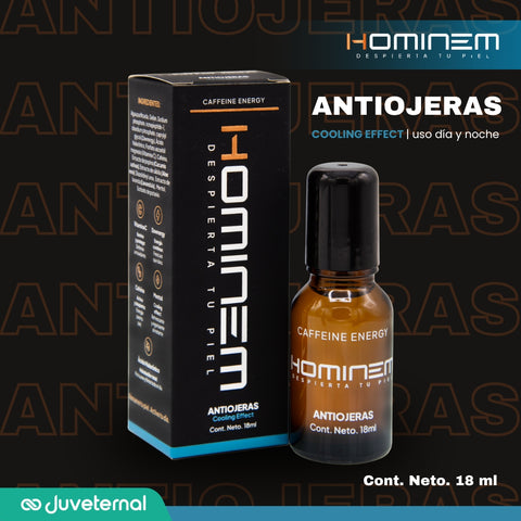 HOMINEM Antiojeras Tratamiento Revitalizante para Ojeras con Efecto Frío y Nutritivo - Juveternal