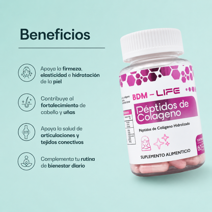BDM Life Péptidos de Colágeno – Piel y Articulaciones BDM LIFE