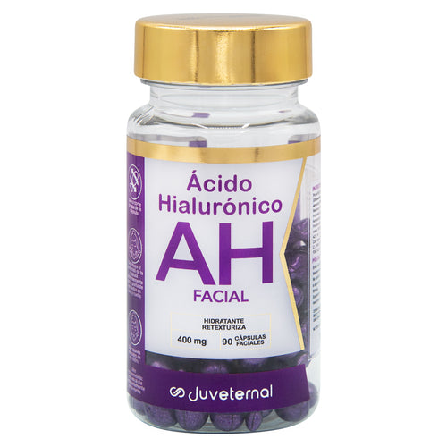 90 Cápsulas Faciales de Ácido Hialurónico