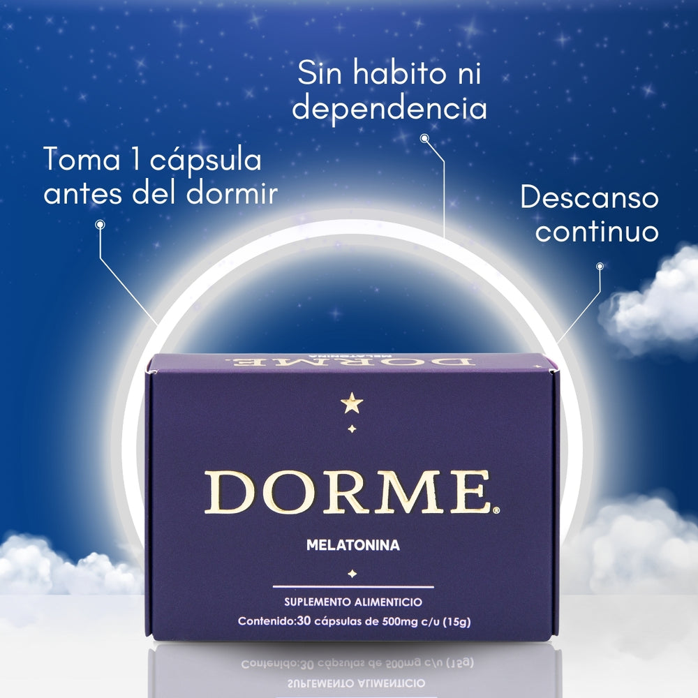 DORME Melatonina con Citrato de Magnesio Suplemento Alimenticio Anahuac - Juveternal