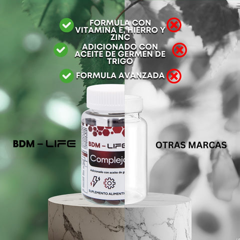 Complejo B  Suplemento alimenticio 60 cápsulas - Juveternal