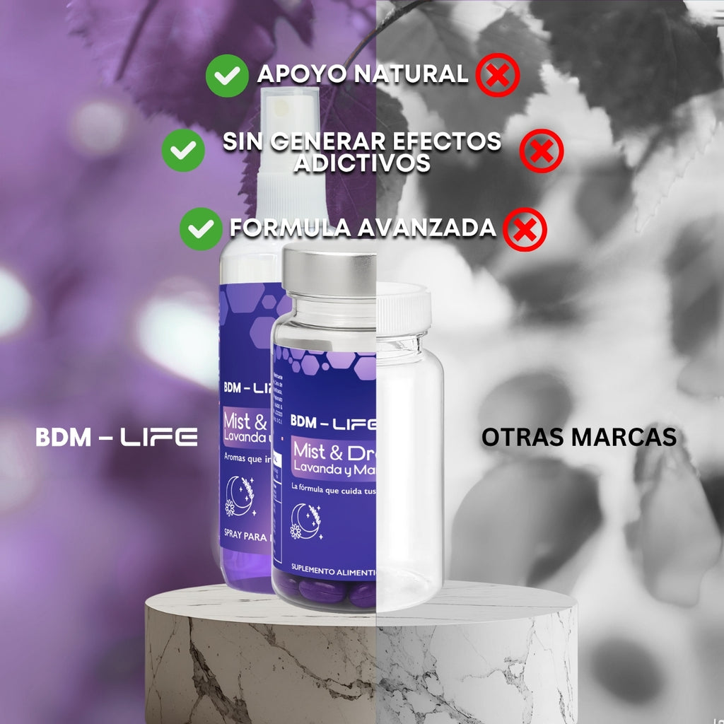 Mist & Dreams Lavanda Y Manzanilla, Spray + Suplemento