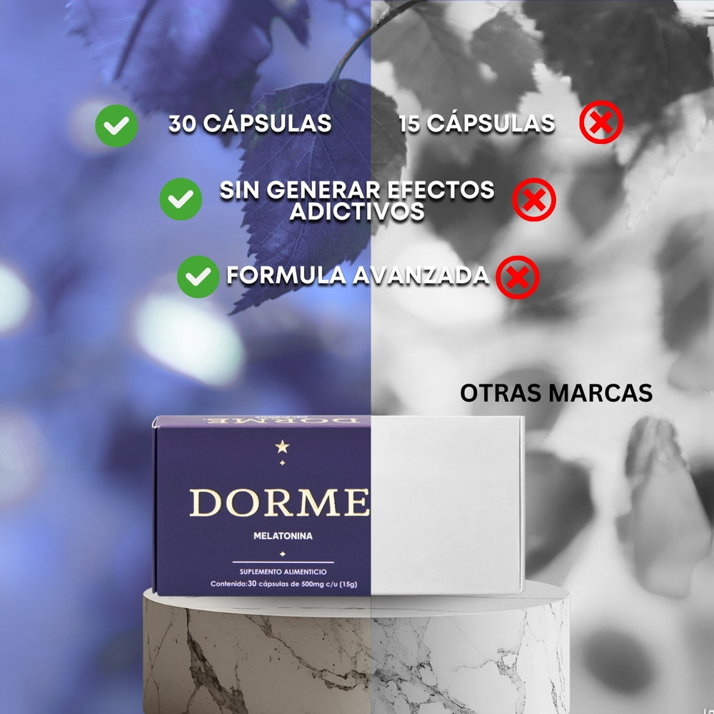 DORME Melatonina con Citrato de Magnesio Suplemento Alimenticio Anahuac - Juveternal
