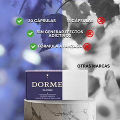 DORME Melatonina con Citrato de Magnesio Suplemento Alimenticio Anahuac - Juveternal