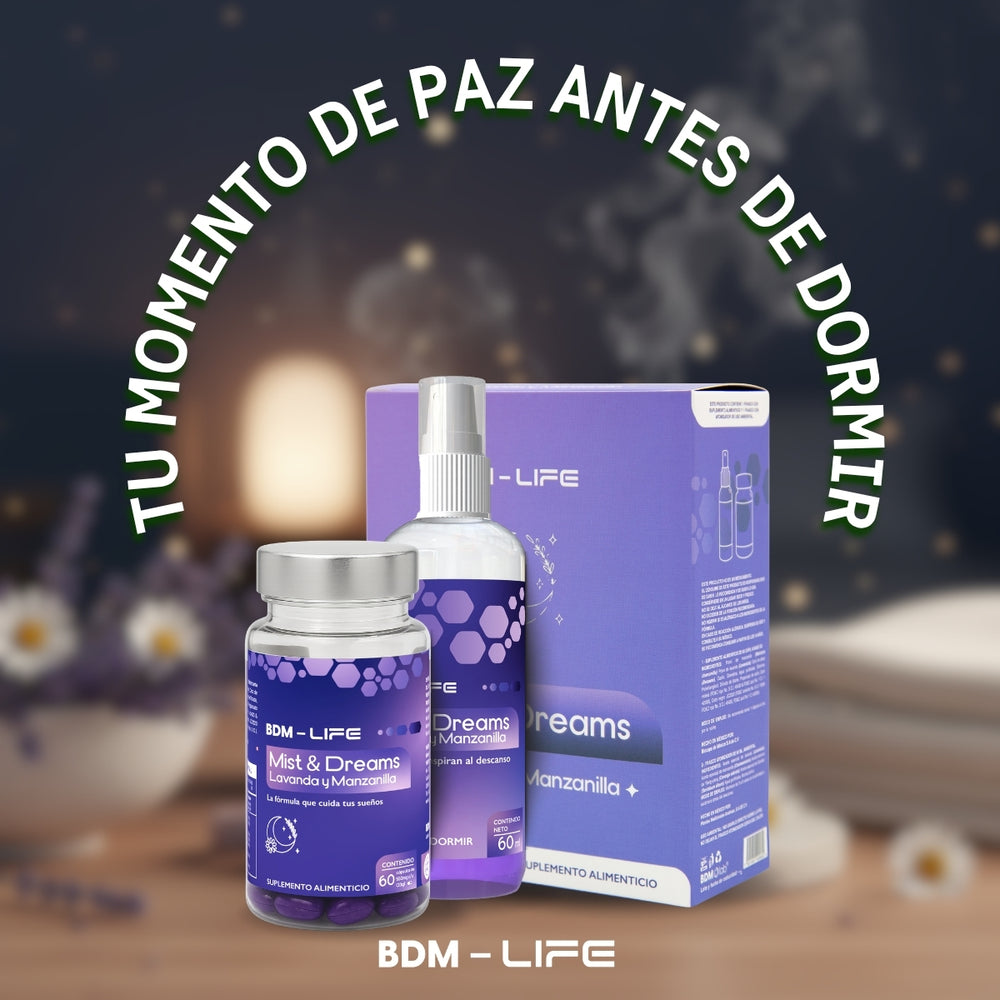 Mist & Dreams Lavanda Y Manzanilla, Spray + Suplemento - Juveternal