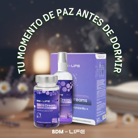 Mist & Dreams Lavanda Y Manzanilla, Spray + Suplemento - Juveternal