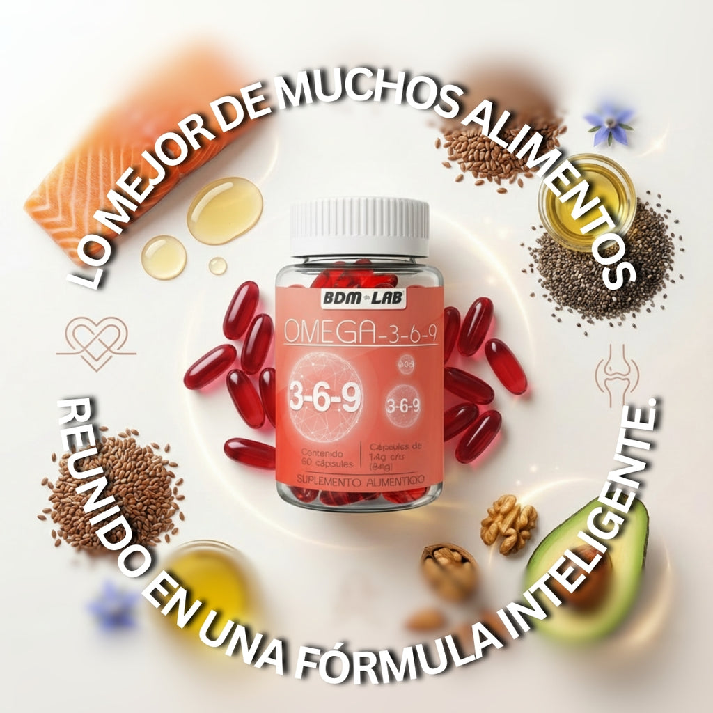 Omega 3,6,9 | 60 Capsulas | Suplemento alimenticio