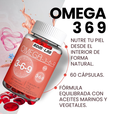 Omega 3,6,9 | 60 Capsulas | Suplemento alimenticio - Juveternal