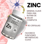 Zinc  | Suplemento alimenticio |  60 cápsulas