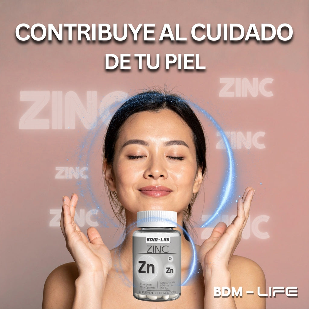 Zinc  | Suplemento alimenticio |  60 cápsulas