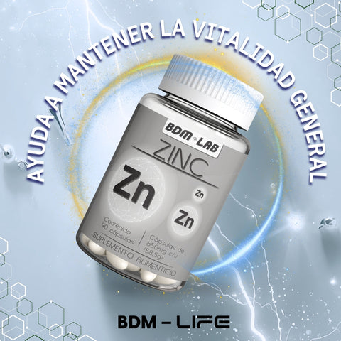 Zinc  | Suplemento alimenticio |  60 cápsulas - Juveternal