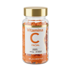 Cápsulas Faciales de Vitamina C, 90 Unidades, Luminosidad y Antioxidantes - Juveternal