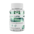 BDM-LIFE L-Carnitina con Cafeína, Té Verde y Guaraná, Energía y Metabolismo, Suplemento Alimenticio, 60 cápsulas - Juveternal