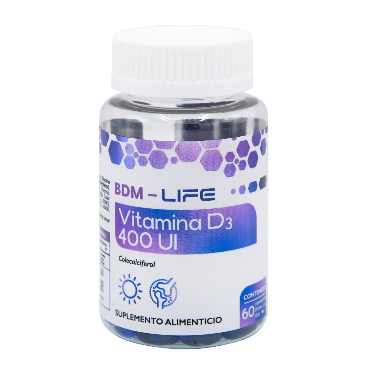 Vitamina D3 | Suplemento alimenticio | 60 cápsulas