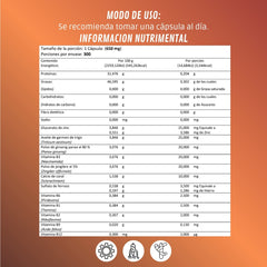 Bdm Life Complejo B Con Ginseng Y Ginger, 300 Capsulas - Sin Sabor - Juveternal