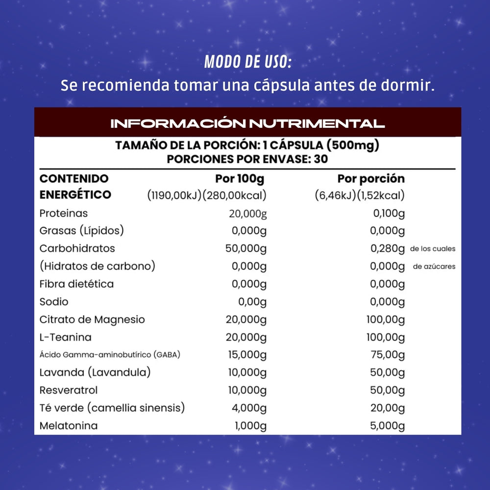 DORME Melatonina con Citrato de Magnesio Suplemento Alimenticio Anahuac - Juveternal