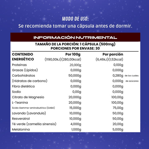 DORME Melatonina con Citrato de Magnesio Suplemento Alimenticio Anahuac - Juveternal