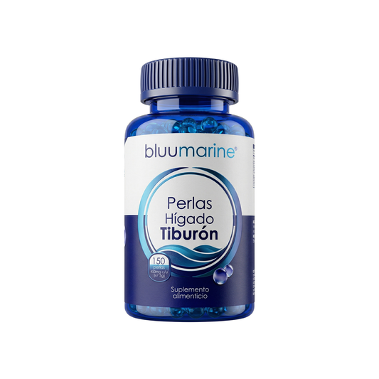 Perlas Higado de Tiburón Suplemento Alimenticio Bluumarine - Juveternal