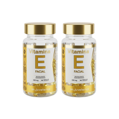 Pack 2x1 Cápsulas Faciales Vitamina E  Juveternal - Suavidad y Protección - Juveternal