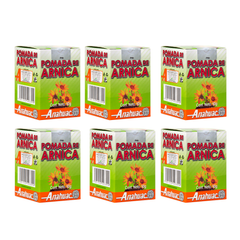 Pomada de Arnica Anahuac Paquete 6pzs - Juveternal