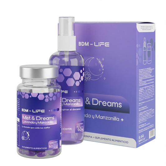 Mist & Dreams Lavanda Y Manzanilla, Spray + Suplemento - Juveternal