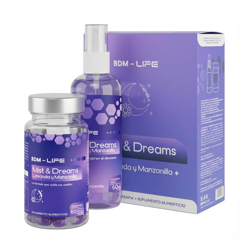 Mist & Dreams Lavanda Y Manzanilla, Spray + Suplemento - Juveternal