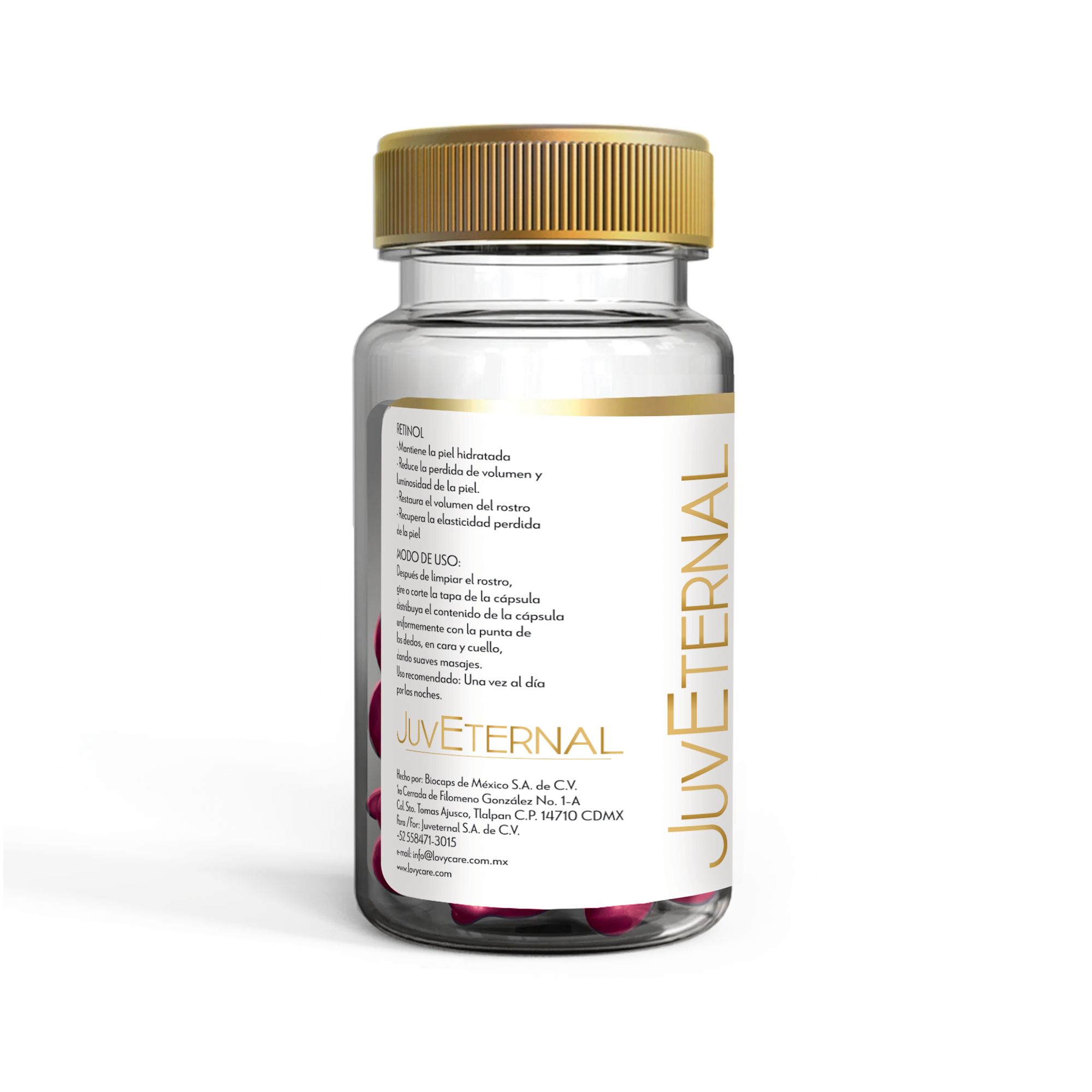 90 Cápsulas Faciales Retinol