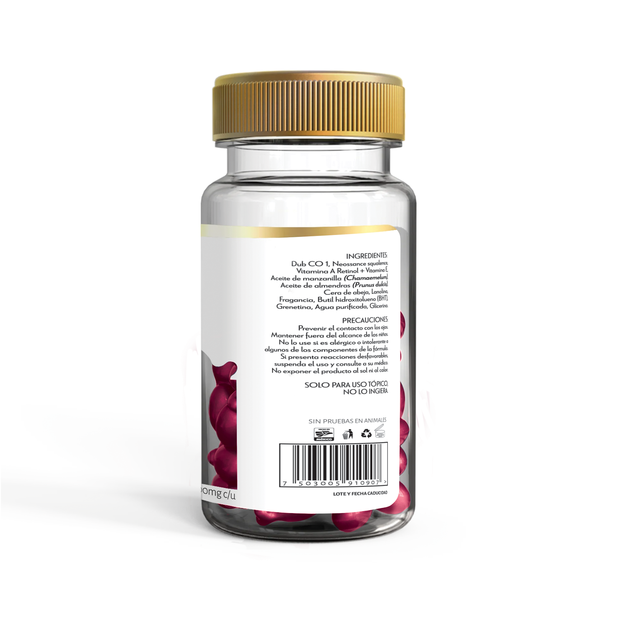 90 Cápsulas Faciales Retinol