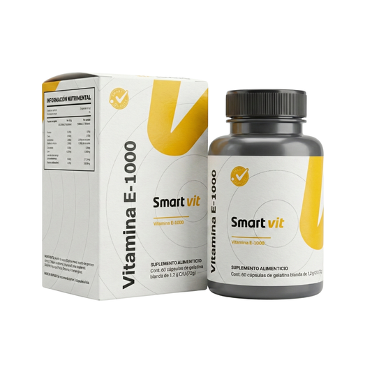 SMART VIT Vitamina E-1000 60 capsulas Suplemento alimenticio - Juveternal