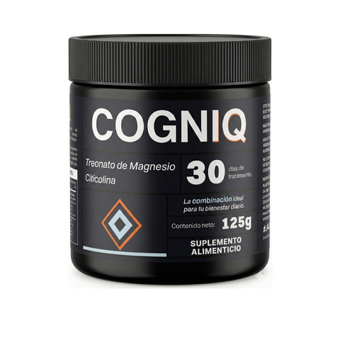 Cogniq Suplemento Alimenticio Treonato de Magnesio y Citicolina 125g - Juveternal