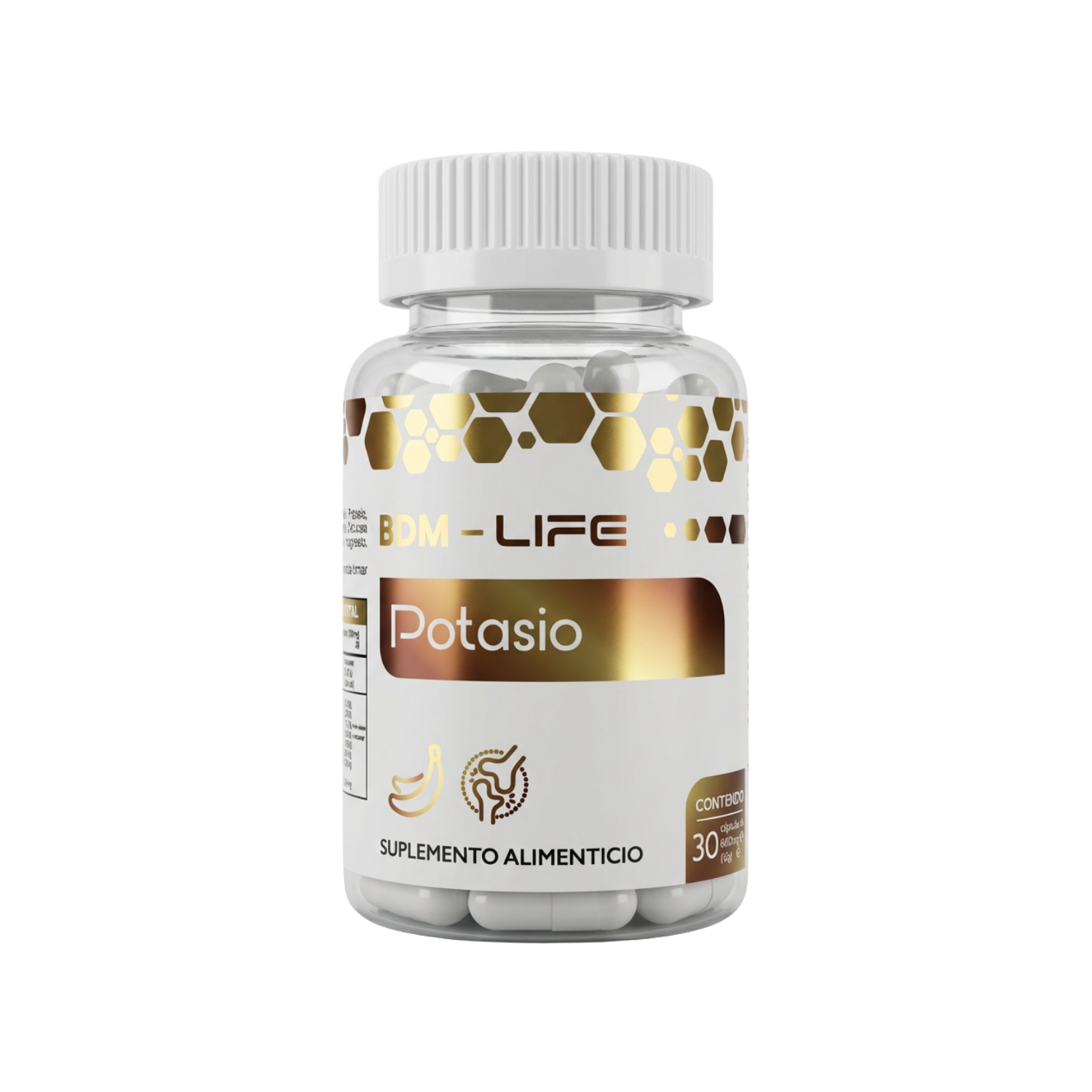 Potasio | 30 capsulas | Suplemento alimenticio