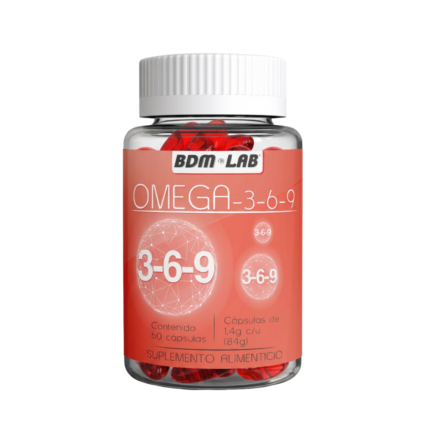 Omega 3,6,9 | 60 Capsulas | Suplemento alimenticio - Juveternal