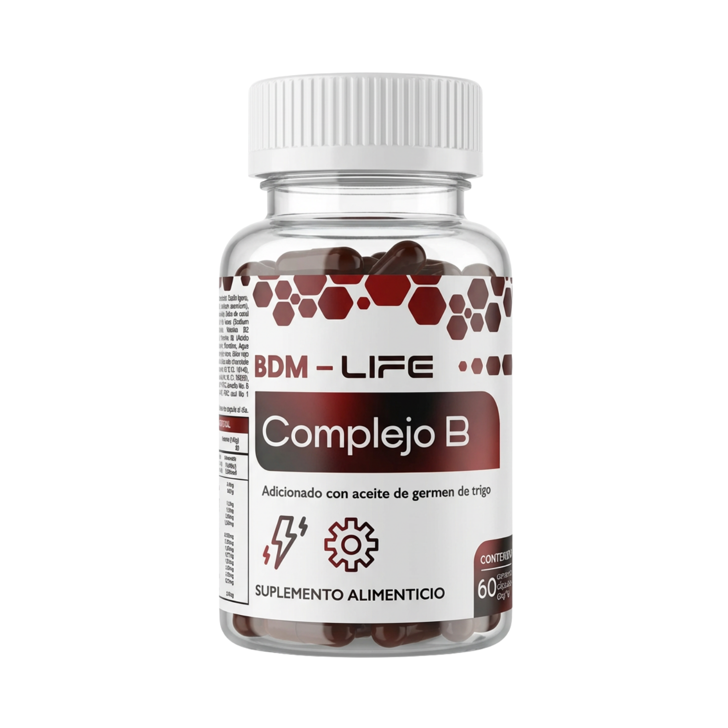 Complejo B  Suplemento alimenticio 60 cápsulas