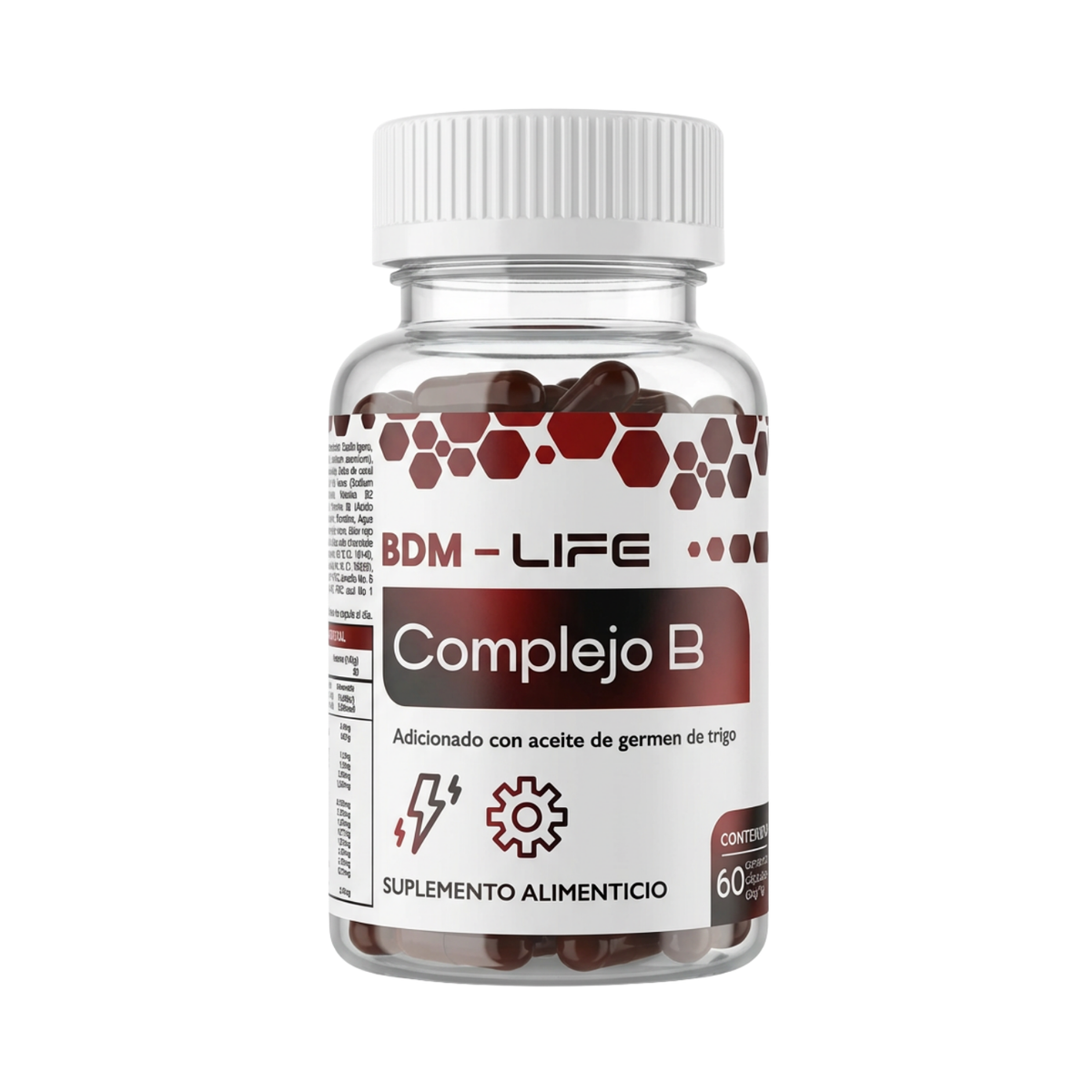 Complejo B  Suplemento alimenticio 60 cápsulas - Juveternal