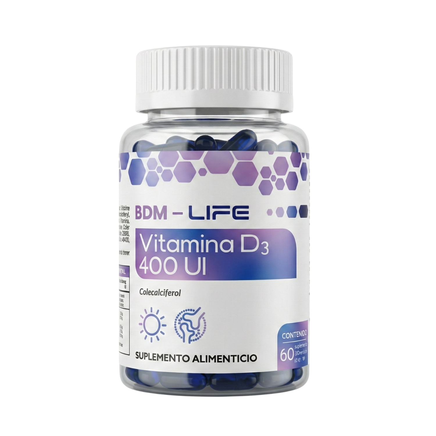 Vitamina D3 | Suplemento alimenticio | 60 cápsulas